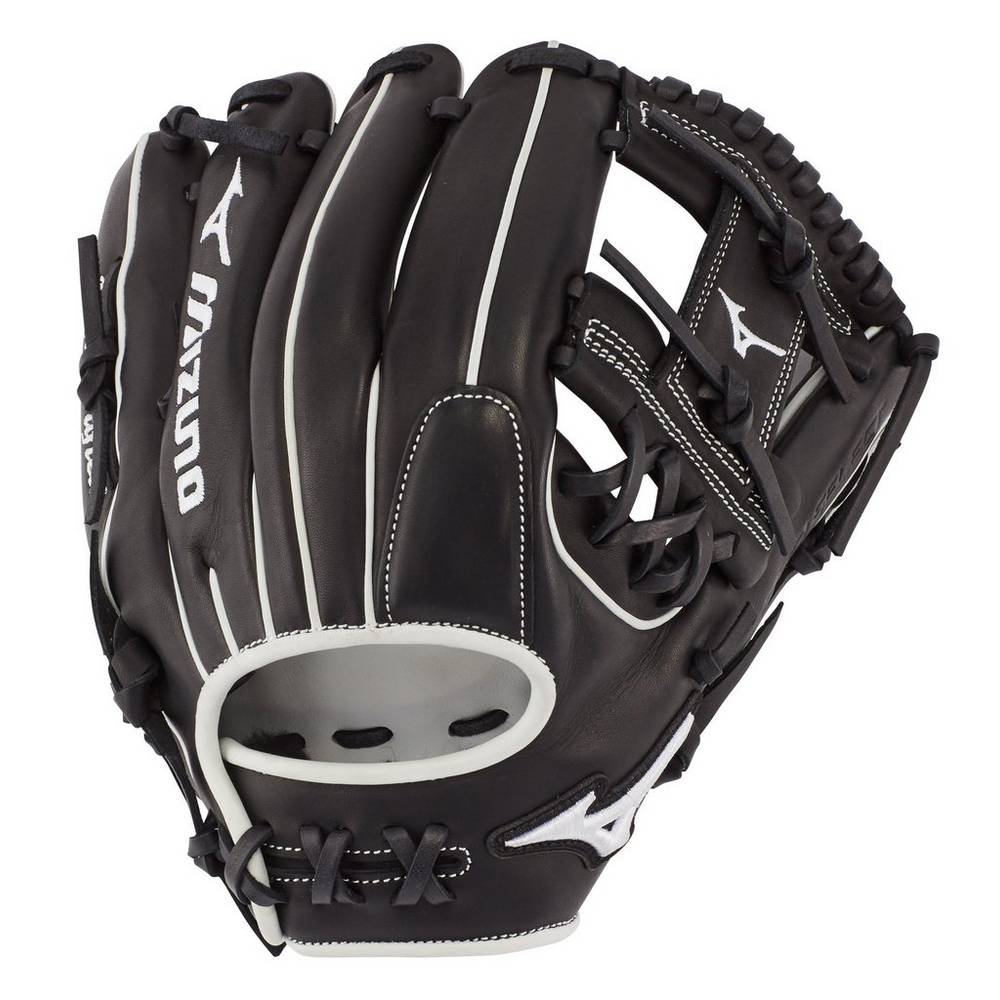Damske Rukavice Mizuno Pro Select Fastpitch 11.5" Softball Čierne Vypredaj EJWG21475